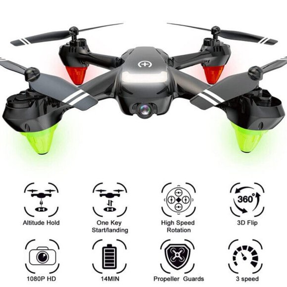 NEW UNTEI EC100 DRONE W/ 2K CAMERA, GRAVITY CONTROL, ALTITUDE HOLD HD - Picture 9 of 13